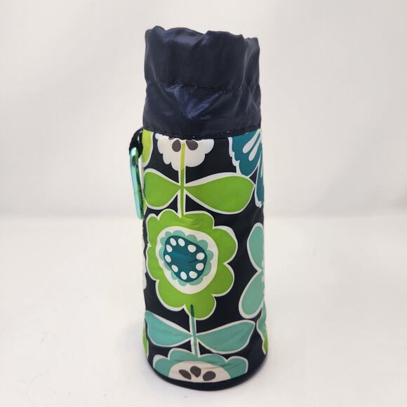 Thirty One Best Bud Floral Bring A Bottle Insulated Cooler Blue Green Flowers - Picture 2 of 7